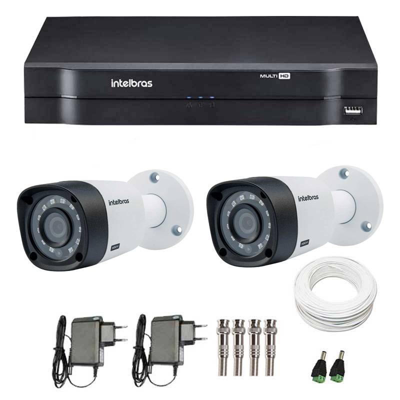 Kit Cftv Dvr Intelbras Guarulhos - Câmera Analógica Cftv