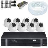 kit cftv dvr intelbras valor Cidade Dutra