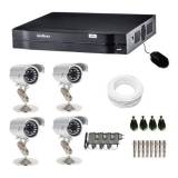 quanto custa kit cftv dvr intelbras Vila Esperança