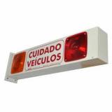 sinalizador entrada e saída de veículos preço Santos